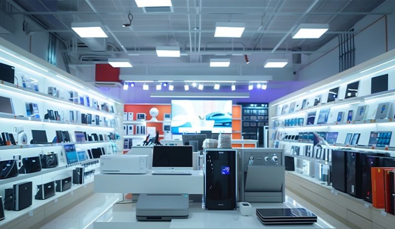 usaha toko elektronik